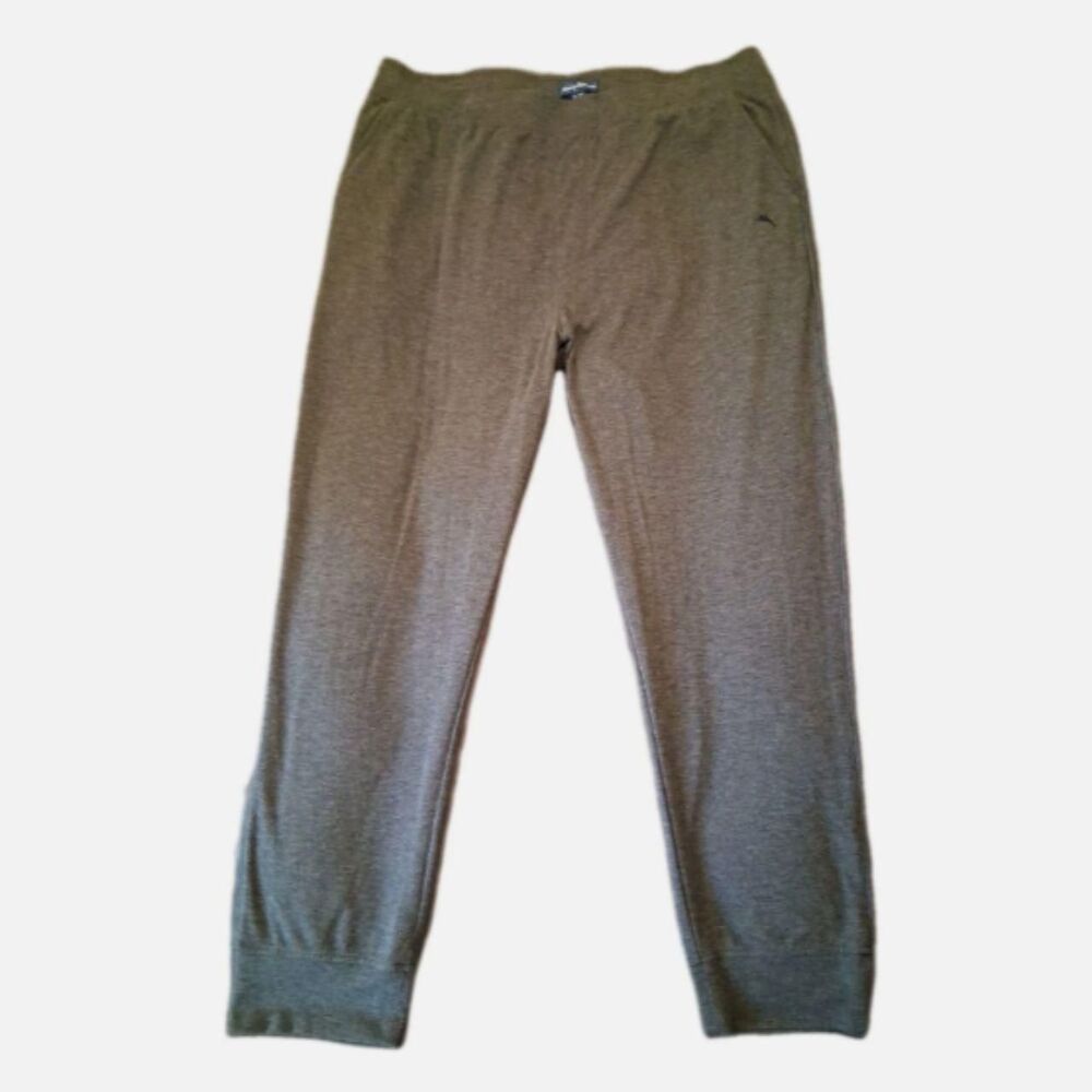 Tommy-bahama Men's Grey and Blue Joggers-Tracksuits Fishing Logo
